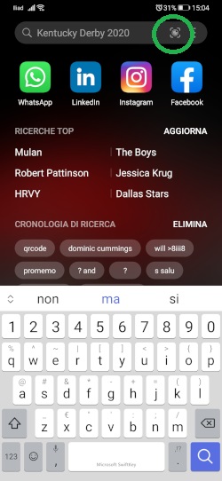 Esempio scanzione qrcode Android